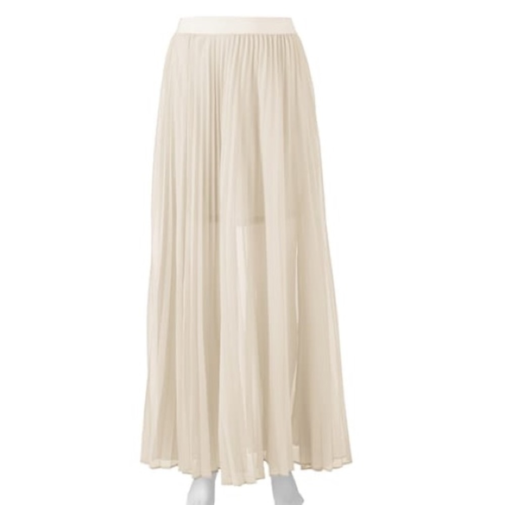 Lauren Conrad Maxi Pleated Skirt